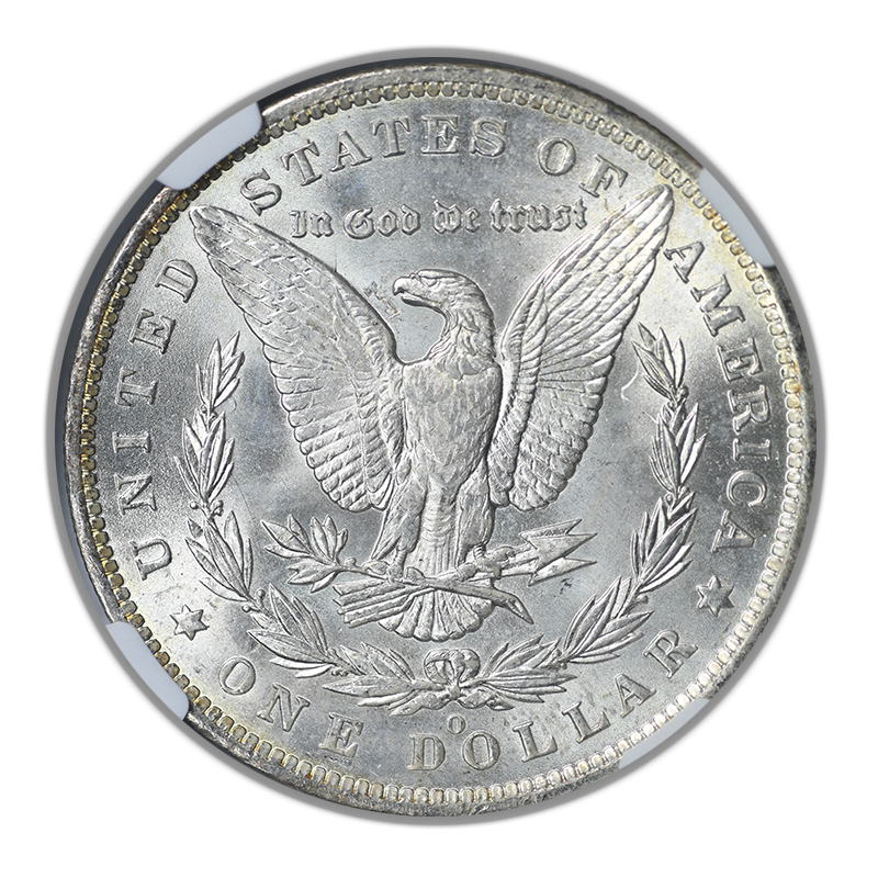 1884-O Morgan Dollar $1 NGC MS65 - TONED!