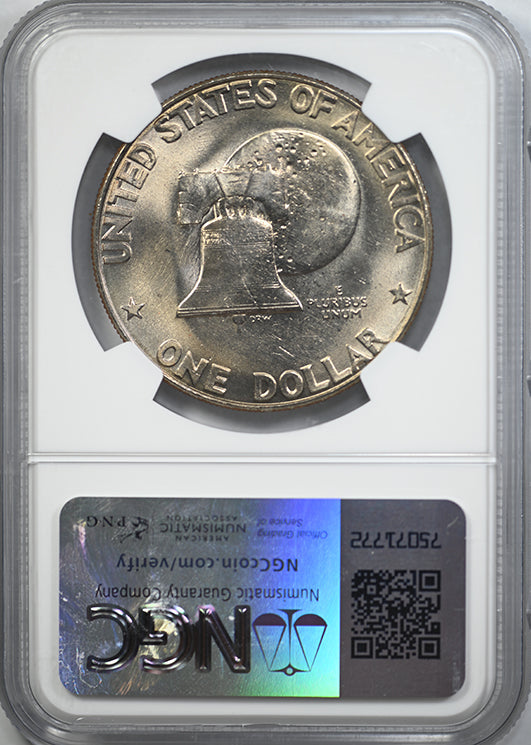 1976-D Type 1 Clad Eisenhower Ike Dollar $1 NGC MS65 CAC