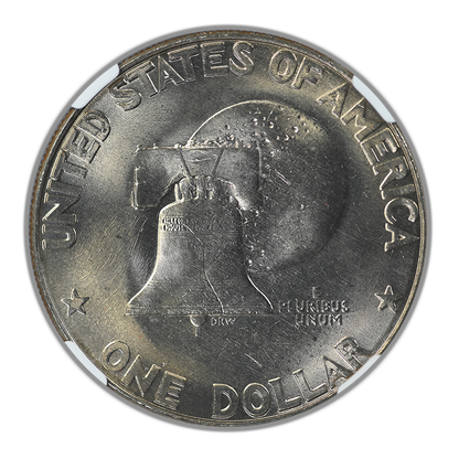 1976-D Type 1 Clad Eisenhower Ike Dollar $1 NGC MS65 CAC