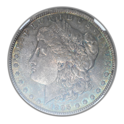 1895-O Morgan Dollar $1 NGC AU53 - TONED!