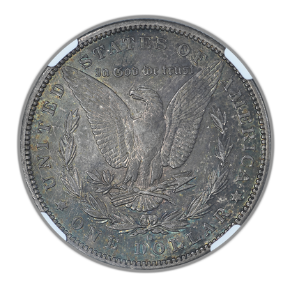 1895-O Morgan Dollar $1 NGC AU53 - TONED!