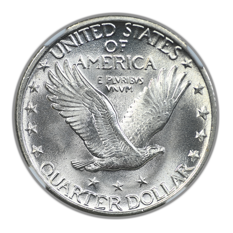 1928 Standing Liberty Quarter 25C NGC MS65