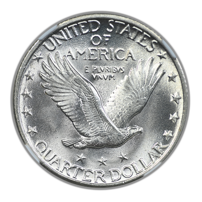 1928 Standing Liberty Quarter 25C NGC MS65