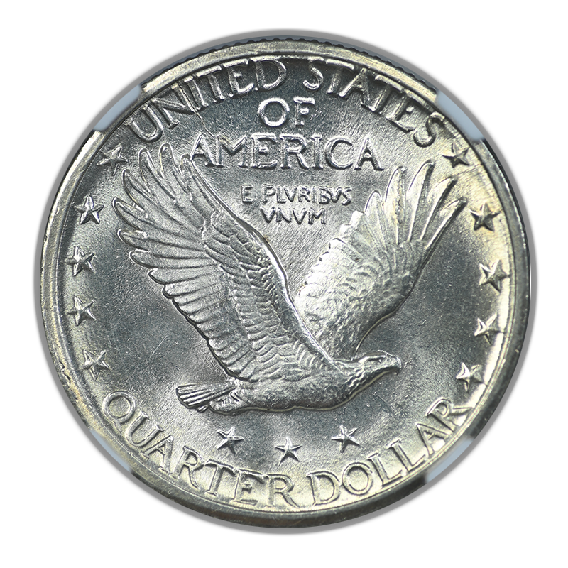 1917-S Type 2 Standing Liberty Quarter 25C NGC MS64