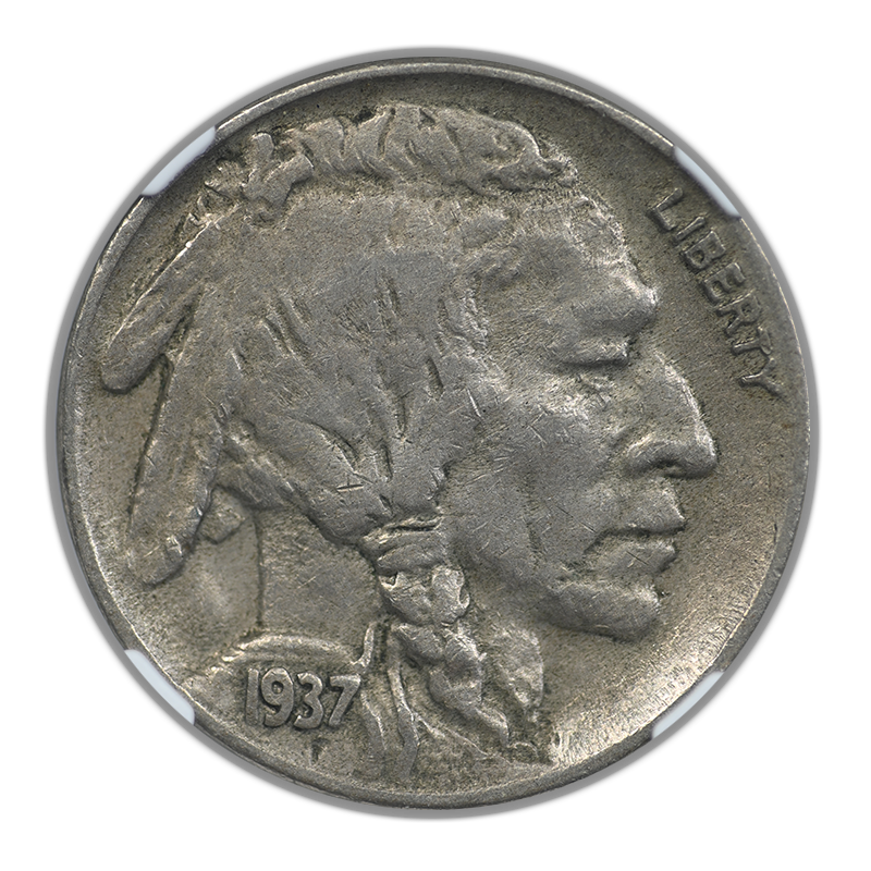 1937-D Buffalo Nickel 5C NGC XF45 - 3 Legs