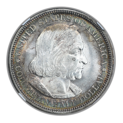 1893 Columbian Exposition Classic Commemorative Half Dollar 50C NGC MS64 - TONED!