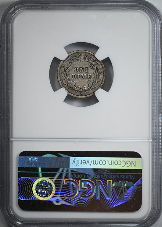 1895-S Barber Dime 10C NGC VF35 CAC