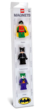 Magnet Set, Minifigures Batman - Robin, Catwoman, Joker 851689