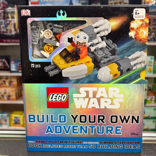 Build Your Own Adventure (Hardcover) (Includes Rebel Pilot Minifigure and Exclusive Y-Wing Starfighter, sw0761), b16sw18 - Star Wars