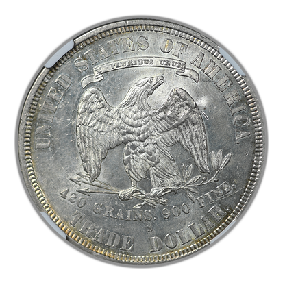 1877-S Trade Dollar T$1 NGC UNC Details - Chopmarked