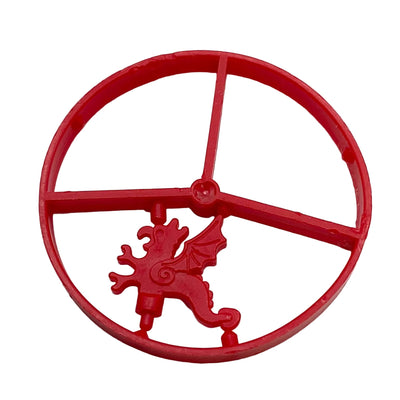 Minifigure, Plume Dragon and Plume Dragon Wing Wheel, 3 on Sprue, Part# 6080