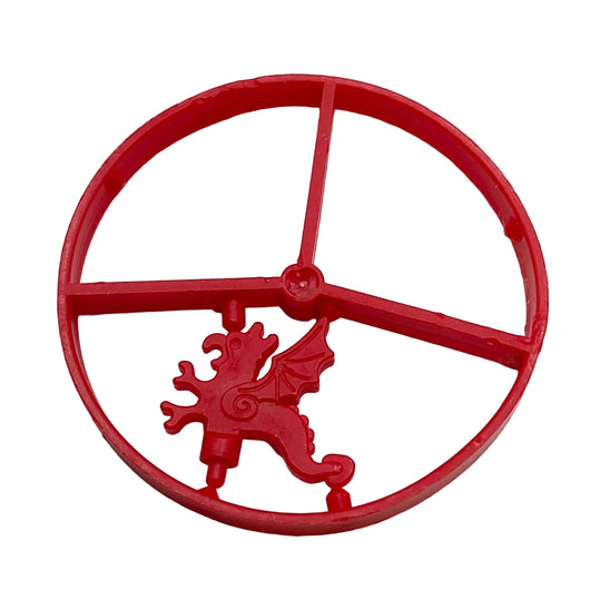 Minifigure, Plume Dragon and Plume Dragon Wing Wheel, 3 on Sprue, Part# 6080