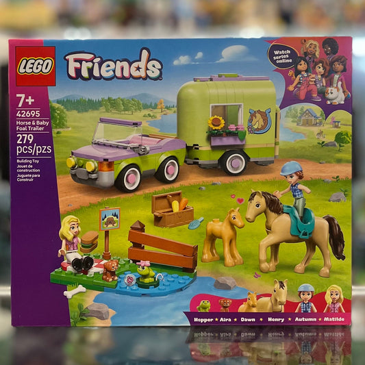 Horse & Baby Foal Trailer, 42695 - Friends Set