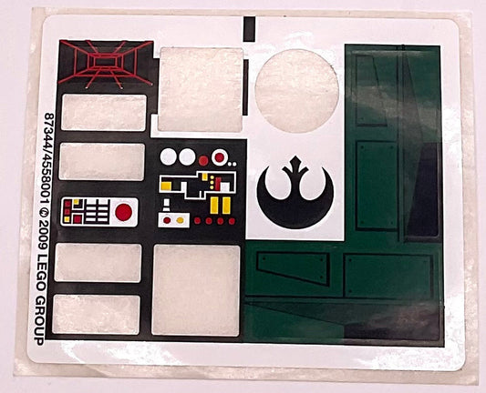 Sticker Sheet for Set 7754 - (87344/4558001), Part# 7754stk01
