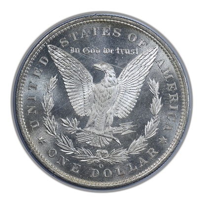 1885-O Morgan Dollar $1 PCGS Rattler MS66PL - Prooflike
