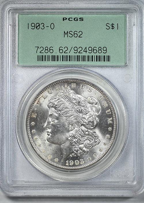 1903-O Morgan Dollar $1 PCGS MS62 OGH