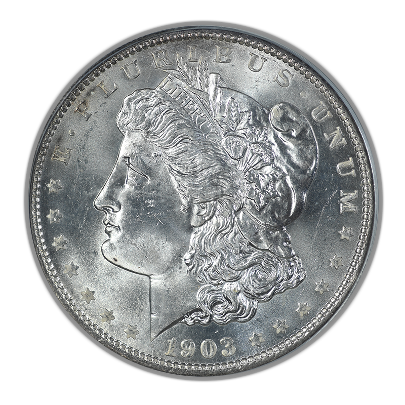 1903-O Morgan Dollar $1 PCGS MS62 OGH