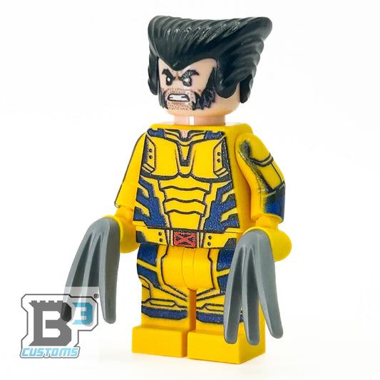 Custom Wolverine Minifig made using parts - B3 Customs