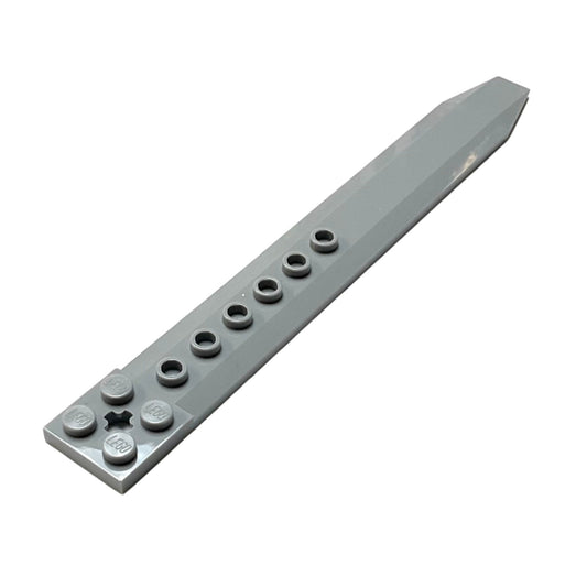 Plate Modified 2x16 with Angled Side Extensions and Axle Hole (Rotor Blade), Part# 62743