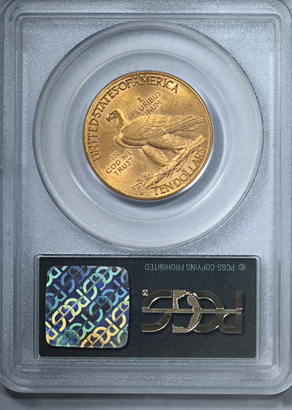 1910-D Indian Head Gold Eagle $10 PCGS MS62 OGH