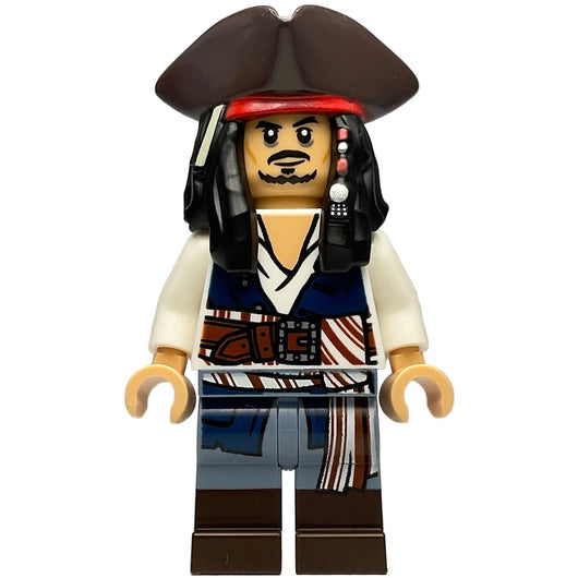 Jack Sparrow, poc044 - Pirates of the Caribbean Minifigure