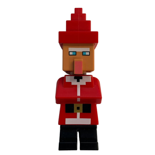 Santa Villager, min241 - Minecraft Minifigure
