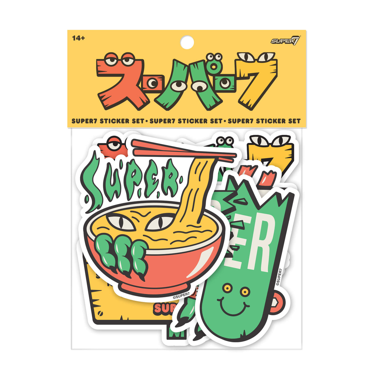 Super7 Stickers - Sticker Pack (25th Birthday)