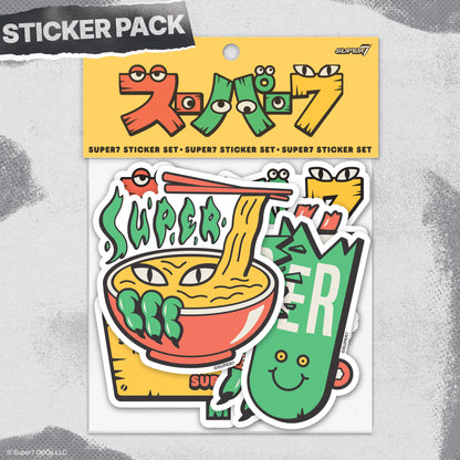 Super7 Stickers - Sticker Pack (25th Birthday)