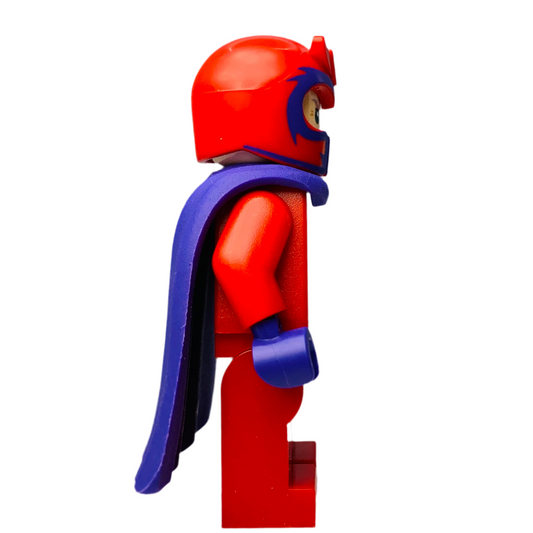 Magneto - Red Outfit, Flexible Rubber Cape, sh0997 - Marvel Minifigure