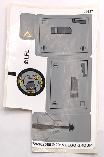 Sticker Sheet for Set AT-DP, 75083 - (19775/6102066), Part# 75083stk01