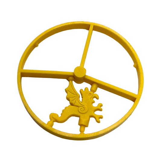 Minifigure, Plume Dragon and Plume Dragon Wing Wheel, 3 on Sprue, Part# 6080