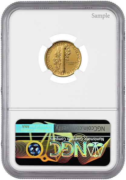 2026-W 1916 Mercury Gold Coin FDI NGC SP70 Hancock Label