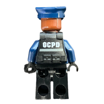 GCPD Officer, SWAT Gear, Male, sh0417 - DC Minifigure