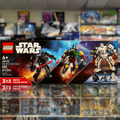 Star Wars Bundle Pack, 3 in 1 Mech Value Pack (Sets 75368, 75369, and 75370), 66778 - Star Wars Set
