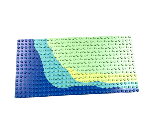 Baseplate 16 x 32 with Beach Pattern, Part# 3857px1
