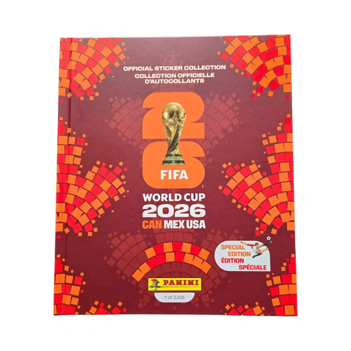 2026 Panini Fifa World Cup Stickers - Hardcover Album (Canadian Edition Limited 1 of 2026)
