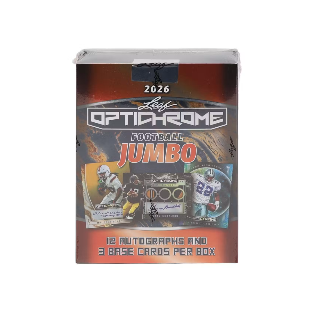 2026 Leaf Optichrome Football Hobby Jumbo Box