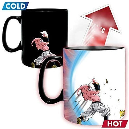 Dragon Ball Z Goku & Buu Heat Changing Mug and Coaster Set