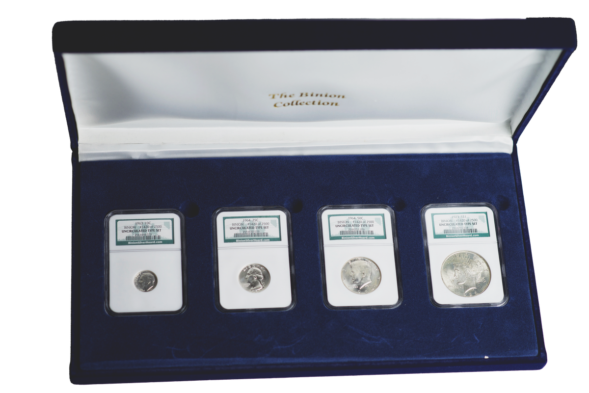 4 Coin NGC Graded Binion Set