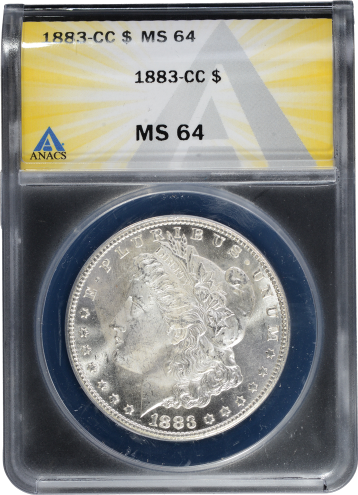 1883-CC Morgan Dollar MS64 Anacs