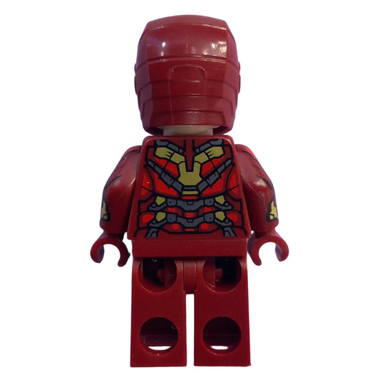 Iron Man - Mark 43 Armor, Light Nougat Head, Printed Arms, sh1103 - Marvel Minifigure