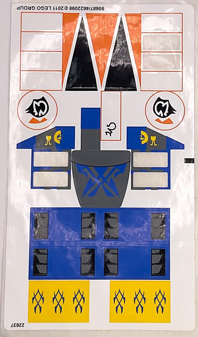 Sticker Sheet for Set Anakin & Sebulba's Podracers, 7962 - (95687/4622098), Part# 7962stk01