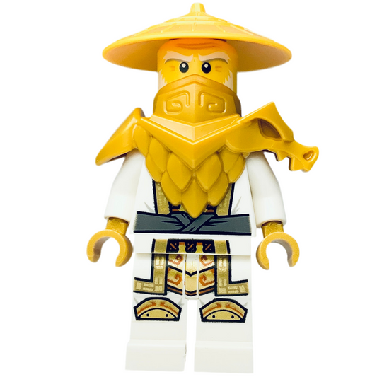 Wu Sensei - Crystallized without Flag, njo0784a - Ninjago Minifigure