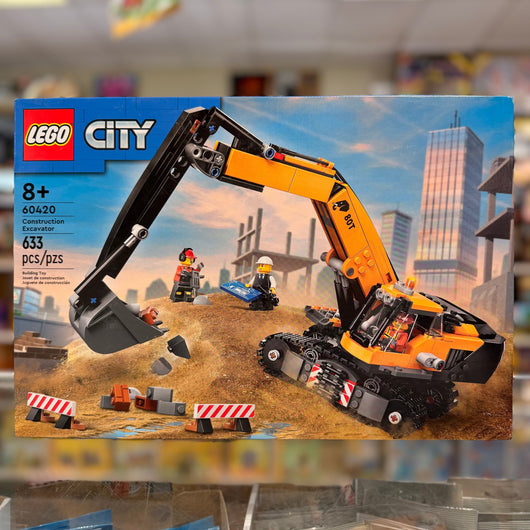 Yellow Construction Excavator, 60420 - City Set