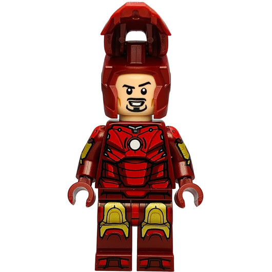 Iron Man - Mark 3 Armor, Printed Arms, sh1097 - Marvel Minifigure