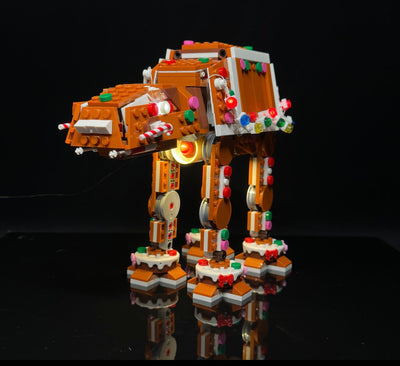 Gingerbread AT-AT 40806 Custom Lighting Kit for Set