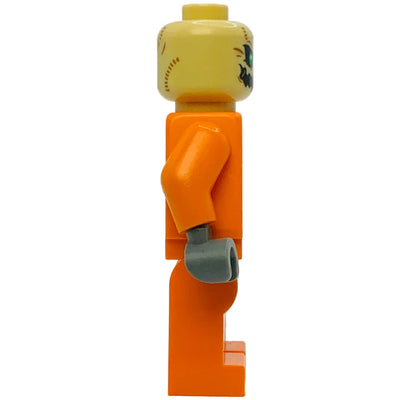 Scarecrow - No Hat, Prison Jumpsuit, Side Pockets, sh1085 - DC Minifigure