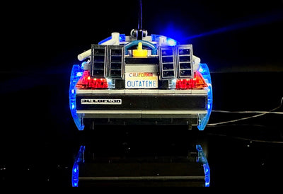 Time Machine Back to the Future 77256 Custom Lighting Kit for Set