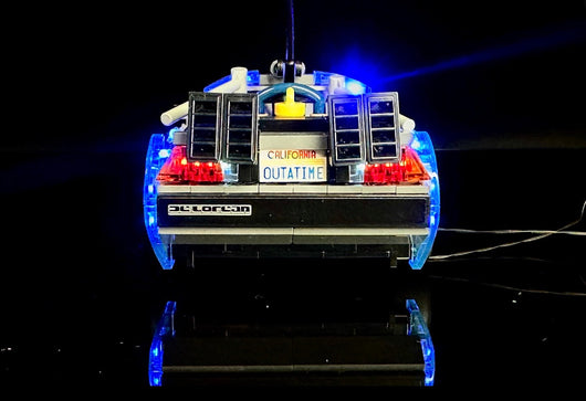 Time Machine Back to the Future 77256 Custom Lighting Kit for Set