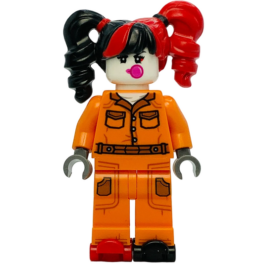 Harley Quinn - Prison Jumpsuit, Pigtails, Roller Skates, sh1080 - Batman™ Minifigure
